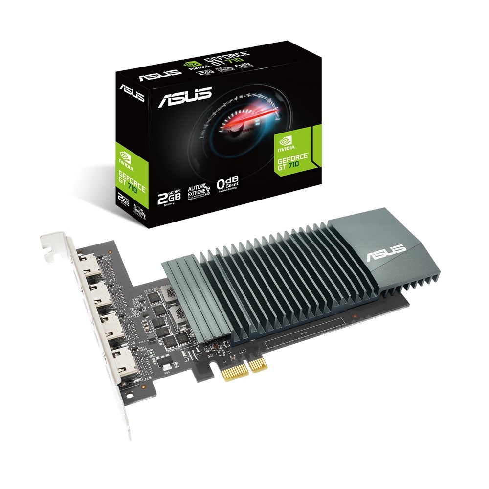 ASUS GT710-4H-SL-2GD5 NVIDIA GeForce GT 710 2 GB GDDR5 cod. 90YV0E60-M0NA00