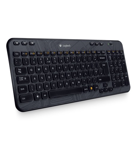 Logitech Wireless Keyboard K360 tastiera RF Wireless QWERTY Nordic Nero cod. 920-003088