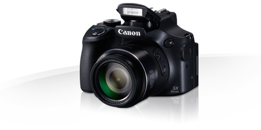 Canon PowerShot SX60 HS Fotocamera Bridge 16,1 MP 1/2.3" CMOS 4608 x 3456 Pixel Nero cod. 9543B002