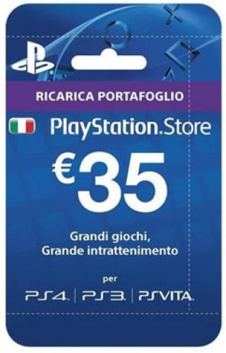 Sony Playstation Live Cards Hang 35 Euro smart card Blu cod. 9899433