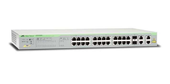 Allied Telesis AT-FS750/28PS-50 Managed Fast Ethernet (10/100) Power over Ethernet (PoE) 1U Grey cod. 990-004645-50
