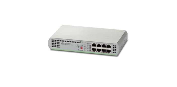 Allied Telesis AT-GS910/8-50 Unmanaged Gigabit Ethernet (10/100/1000) Grey cod. 990-004857-50