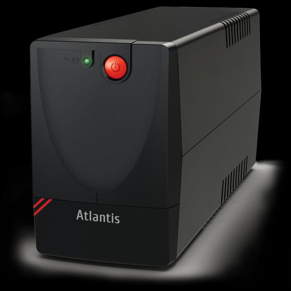Atlantis Land UPS ATLANTIS A03-X1000 750VA/375W LineInteractive UPS AVR (3 step) - Batt.12V 4,5Ah-2 prese Schuko.-Gar. 2 anni - A03-X1000