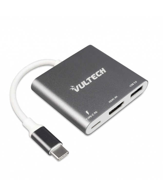 Vultech ATC-01 adattatore grafico USB 3840 x 2160 Pixel Argento cod. ATC-01