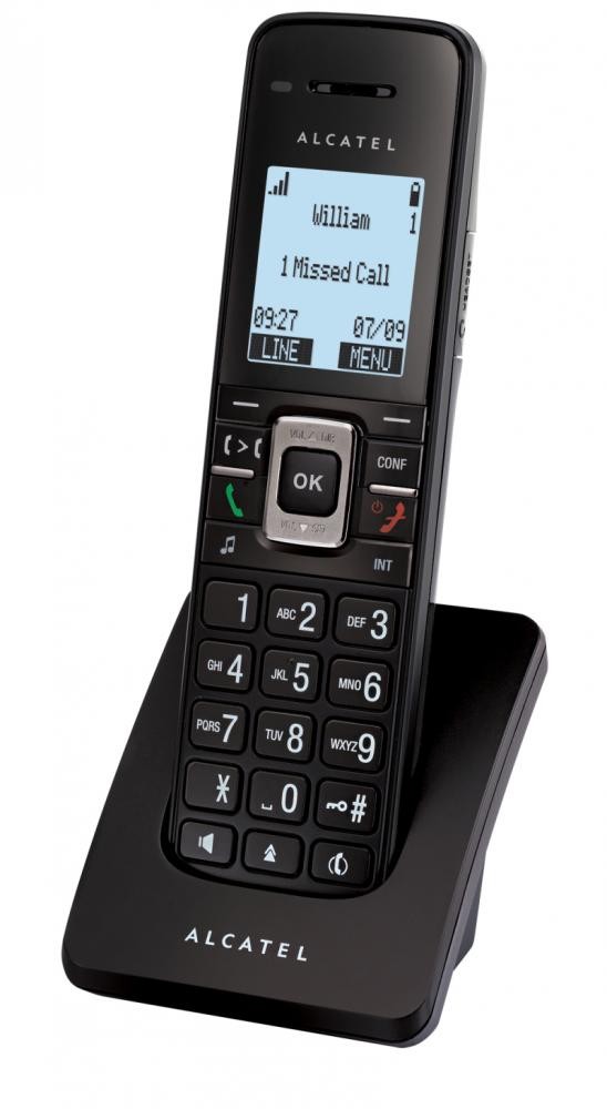 Alcatel IP15 Ricevitore telefonico DECT Identificatore di chiamata Nero cod. ATL1410303