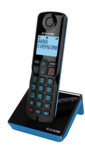 Alcatel S280 SOLO BLUE Telefono DECT Identificatore di chiamata Nero, Blu cod. ATL1425383