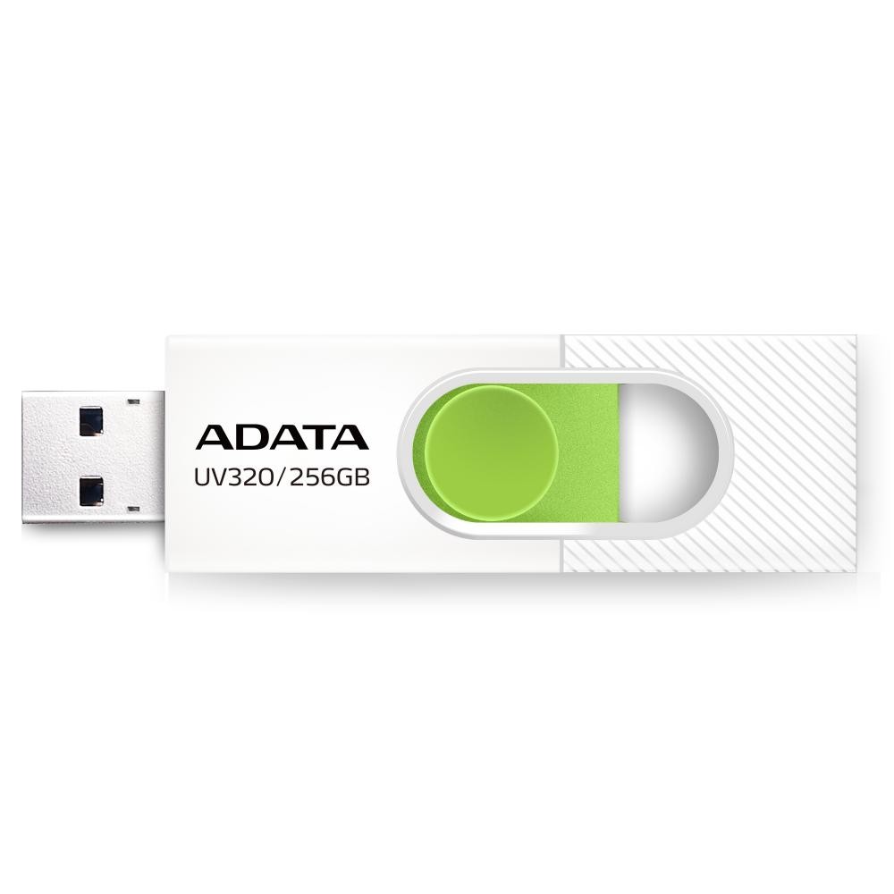 ADATA UV320 unità flash USB 256 GB USB tipo A 3.2 Gen 1 (3.1 Gen 1) Verde, Bianco cod. AUV320-256G-RWHGN