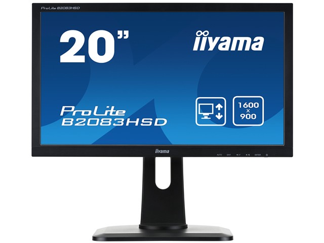 iiyama ProLite B2083HSD-B1 LED display 49,5 cm (19.5") 1600 x 900 Pixel HD+ Nero cod. B2083HSD-B1