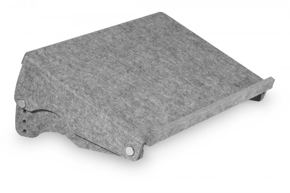 BakkerElkhuizen Q-doc 515 Circular porta documenti Feltro in PET Grigio cod. BNEQDOC515CLGY