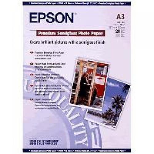 Epson Paper Semigloss Photo 20sh A3 f 1270 - C13S041334