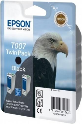 Epson Eagle Twinpack Nero cod. C13T00740220