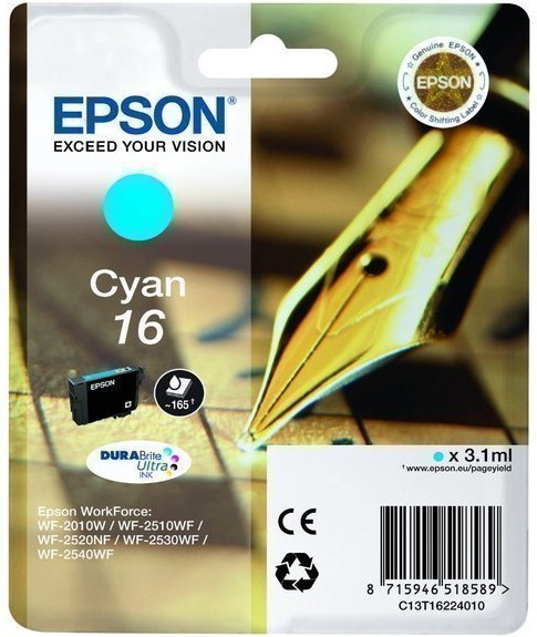 Epson Pen and crossword Cartuccia Ciano cod. C13T16224010
