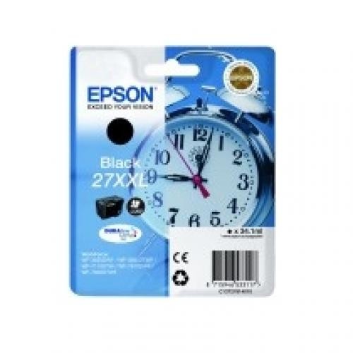 Epson Alarm clock 27XXL DURABrite Ultra cartuccia d'inchiostro 1 pz Originale Nero cod. C13T27914010