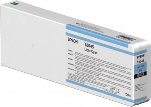 Epson Singlepack Light Cyan T804500 UltraChrome HDX/HD 700ml cod. C13T804500