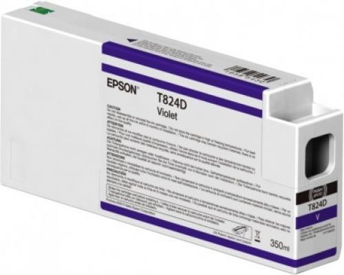 Epson Singlepack Violet T824D00 UltraChrome HDX 350ml cod. C13T824D00