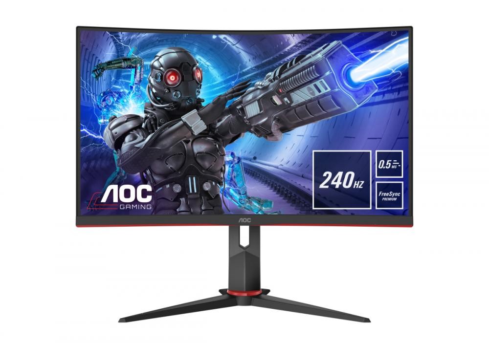 AOC G2 C27G2ZU/BK Monitor PC 68,6 cm (27") 1920 x 1080 Pixel Full HD LED Nero, Rosso cod. C27G2ZU/BK