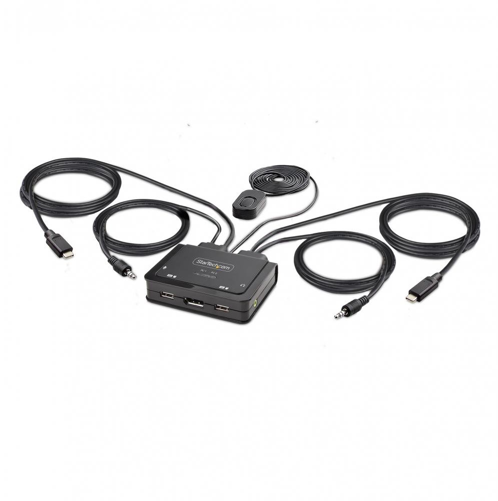 StarTech.com C2-D46-UC2-CBL-KVM switch per keyboard-video-mouse (kvm) Nero cod. C2-D46-UC2-CBL-KVM