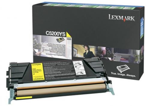 Lexmark C5200YS cartuccia toner 1 pz Originale Giallo cod. C5200YS