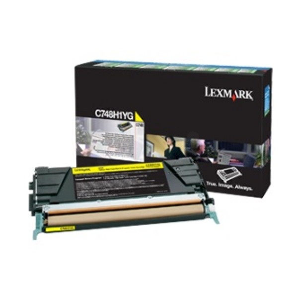 Lexmark C748H3YG cartuccia toner 1 pz Originale Giallo cod. C748H3YG