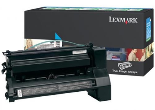 Lexmark C780, C782 Cyan High Yield Return Program Print Cartridge cartuccia toner Originale Ciano cod. C780H1CG