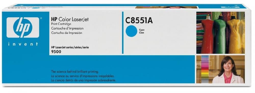 HP Color LaserJet C8551A Cyan Print Cartridge - C8551A