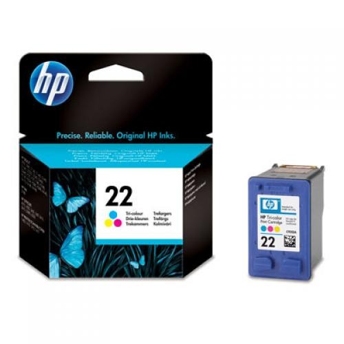 HP 22 Tri-color Inkjet Print Cartridge - C9352AE