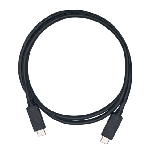 QNAP USB3.1 GEN2 10G 1.0M TYPE-C TO TYPE-C CABLE cavo USB 1 m USB 3.2 Gen 2 (3.1 Gen 2) USB C Nero cod. CAB-U310G10MCC