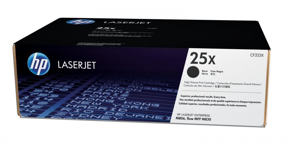HP Cartuccia Toner originale nero ad alta capacità LaserJet 25X cod. CF325X