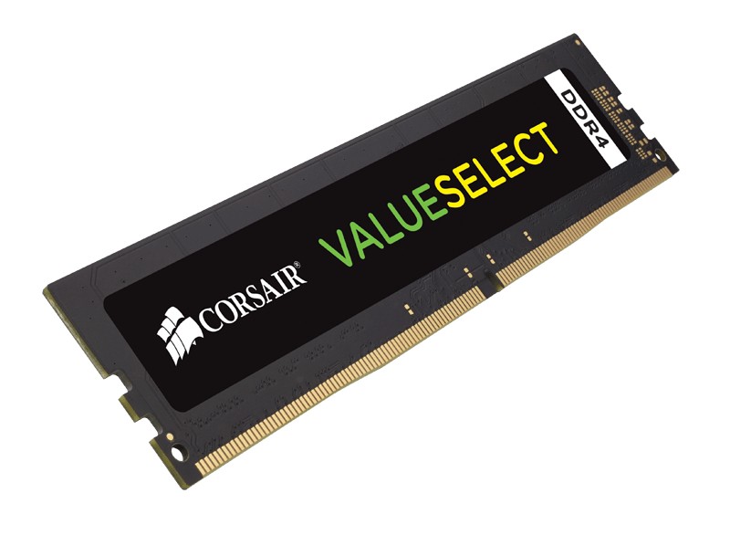 Corsair ValueSelect 4 GB, DDR4, 2666 MHz memoria 1 x 4 GB cod. CMV4GX4M1A2666C18