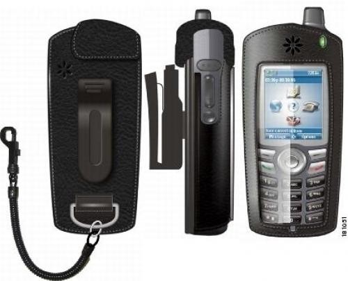 Cisco Unified Wireless IP Phone 7921G Leather Carry Case custodia per cellulare Nero cod. CP-CASE-7921G=