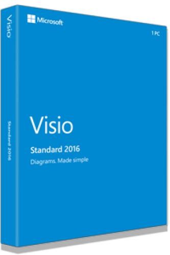 Microsoft Visio Standard 2016, 1u cod. D86-05561