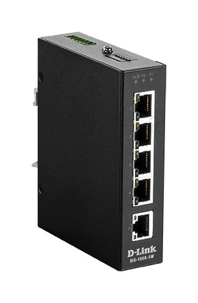 D-Link DIS‑100G‑5W Non gestito L2 Gigabit Ethernet (10/100/1000) Nero cod. DIS-100G-5W