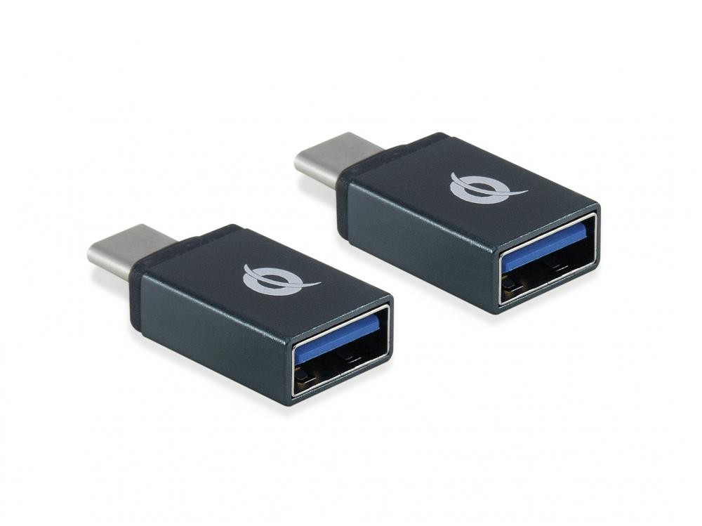 Conceptronic DONN03G adattatore per inversione del genere dei cavi USB 3.1 Gen 1 Type-C USB 3.1 Gen 1 Type-A Nero cod. DONN03G