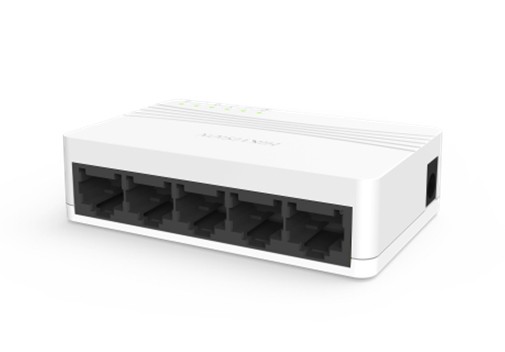 Hikvision DS-3E0105D-E switch di rete Fast Ethernet (10/100) Bianco cod. DS-3E0105D-E