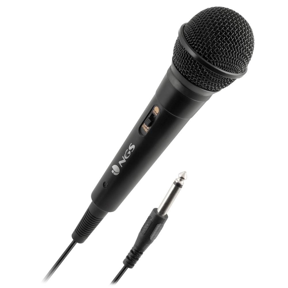 NGS Singer Fire Nero Microfono per karaoke cod. ELEC-MIC-0001