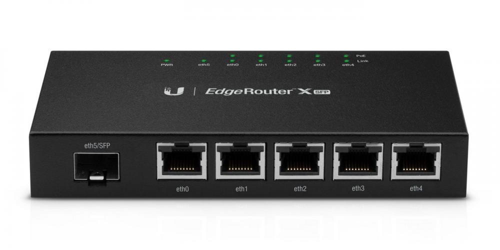 Ubiquiti ER-X-SFP router cablato Nero cod. ER-X-SFP
