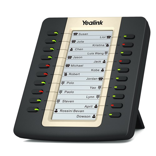 Yealink EXP20 telefono IP Nero LCD cod. EXP20