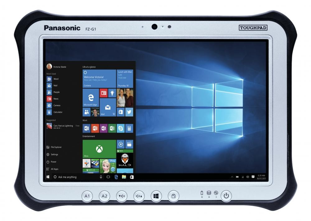 Panasonic Toughpad FZ-G1 256 GB 25,6 cm (10.1") Intel® Core™ i5 8 GB Wi-Fi 5 (802.11ac) Windows 10 Pro Nero, Argento cod. FZ-G1W1898T3
