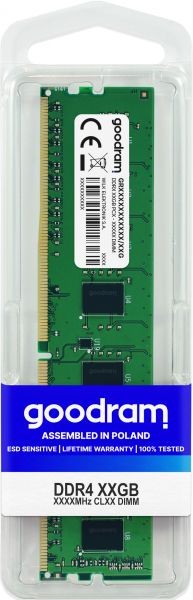 Goodram GR2666D464L19S/8G memoria 8 GB 1 x 8 GB DDR4 2666 MHz cod. GR2666D464L19S/8G