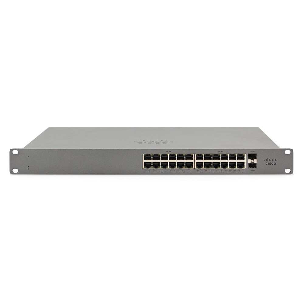 Cisco Meraki GS110 Gestito Gigabit Ethernet (10/100/1000) 1U Grigio cod. GS110-24-HW-EU