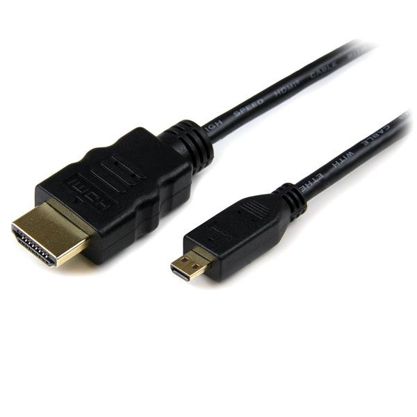 StarTech.com Cavo HDMI ad alta velocità con Ethernet da 1 m - HDMI a Micro HDMI - M/M cod. HDADMM1M