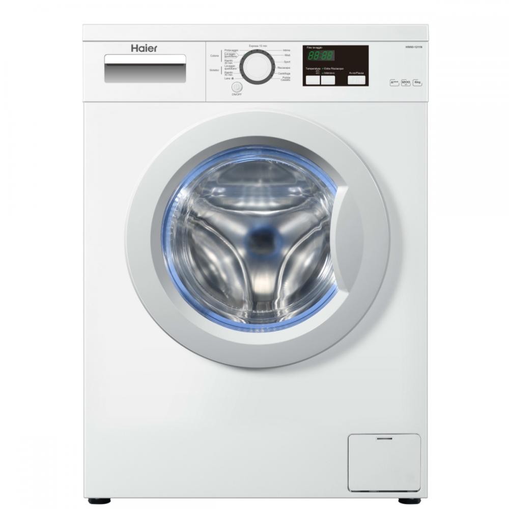 Haier HW60-1211N lavatrice Libera installazione Caricamento frontale Bianco 6 kg 1200 Giri/min A+++ cod. HW60-1211N