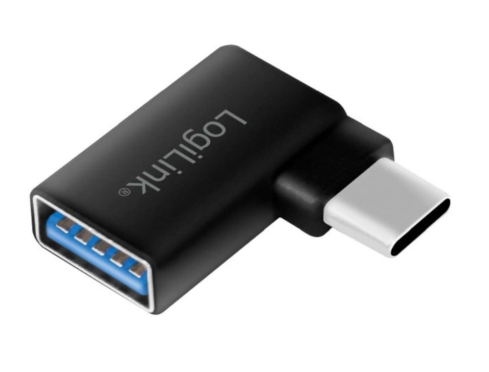 LogiLink Adattatore USB 3.2 Gen.1 USB-C&trade  Maschio/A Femmina 90&deg  - IADAP USB2-CM/AF90