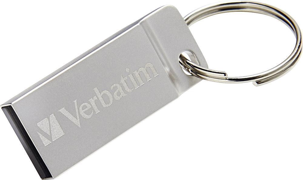 Verbatim Mini Memoria USB Verbatim con Portachiavi 64GB Silver - IC-98750