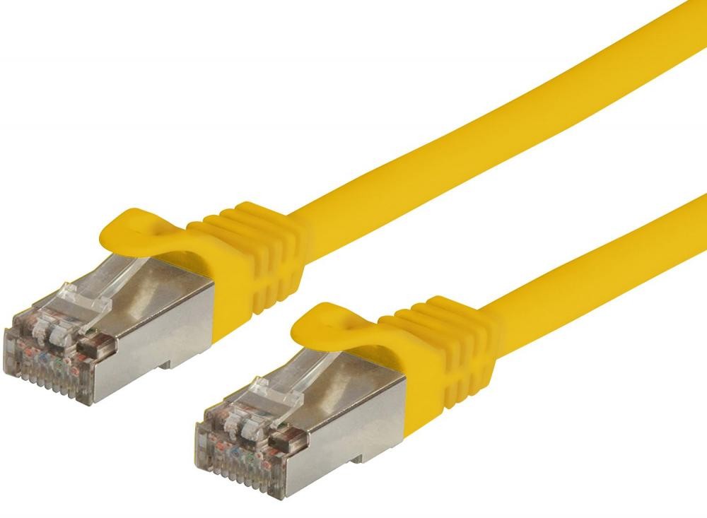 TECHLY PROFESSIONAL Cavo di Rete Patch in Rame Cat. 6A SFTP LSZH 5 m Giallo - ICOC LS6A-050-YET