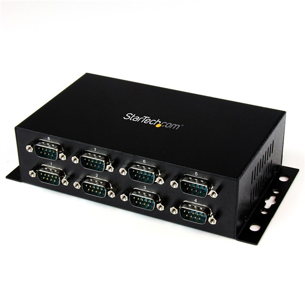StarTech.com Hub adattatore USB a DB9 RS232 seriale 8 porte – Guide DIN industriali DIN e montabile a parete cod. ICUSB2328I