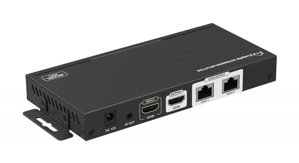 TECHLY NP 1x2 HDMI Extender Splitter su CAT6/6a/7 60m - IDATA EX-HL21TY2