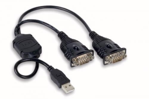 Manhattan IDATA USB-2DConvertitore da USB a 2 porte seriali - IDATA USB-2D