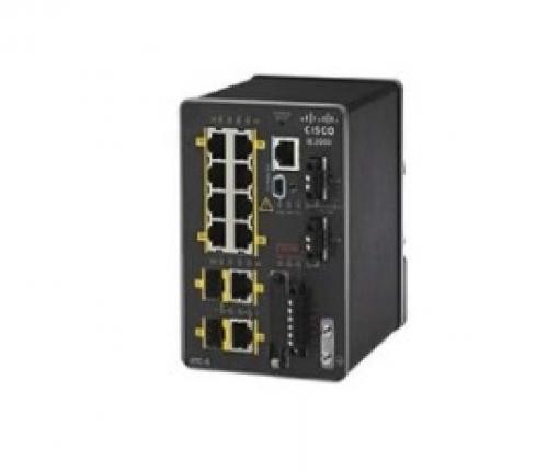 Cisco IE-2000-8TC-G-B switch di rete Gestito L2 Fast Ethernet (10/100) Nero cod. IE-2000-8TC-G-B