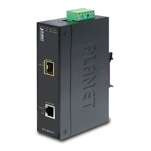PLANET IGT-805AT convertitore multimediale di rete 1000 Mbit/s Blu cod. IGT-805AT
